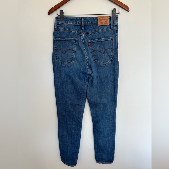 Levis 721 Classic Blue hight rise skinny Women's Jeans size 29 - Picture 4 of 6